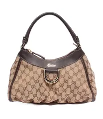 美品 グッチ ハンドバッグ GGキャンバス アビー 190525 493075 レディース GUCCI