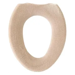 新品 オカ(OKA) 乾度良好Dナチュレ トイレ便座カバー O型専用 ベージュ (かんどりょうこう 洗える トイレ ニット カバー O 円形)