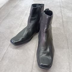 極美品 ロックポート 防水 レザー ビジネスシューズ プレーントゥ 黒