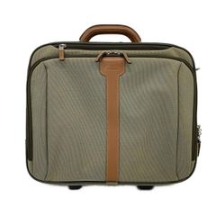 Samsonite(サムソナイト) キャリーバッグ カーキ×ブラウン レザー