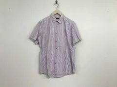 本物ポールスミスロンドンPaulSmith LONDONコットンストライプ柄半袖シャツメンズサーフアメカジミリタリーストリートスケーターワークビジネススーツモードゴルフドレスブルーグレーホワイト白カラフルXL日本製