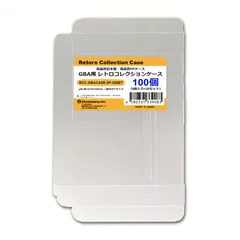 新品 3Aカンパニー レトロコレクションケースシリーズ 保護 クリアケース ゲームボーイアドバンス用 100個 RCC-GBACASE-5P-20SET