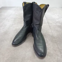 Justin us9 27cm ウエスタンブーツ　ローパーブーツ　L3703 ブラック　ブーツ　ジャスティン