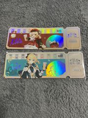 原神 台湾 COMEBUY コラボ ジン クレー 限定カード チケット 2点
