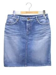 ジルサンダー POCKET SKIRT PJJWLM6643 デニムスカート S ブルー ダメージ加工 ITJWA6T8ZOXMのサムネイル