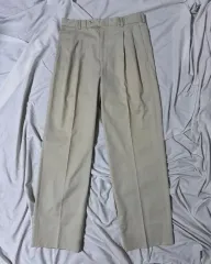80年代 USA製 L.L.Bean(エルエルビーン) 2タック チノパンツ
