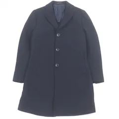 美品□TAGLIATORE タリアトーレ ウール100％ Brilla per il gusto別注 チェスターコート ロングコート ネイビー 42 イタリア製 正規品 メンズのサムネイル