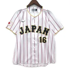 新品同様 ミズノ MIZUNO WBC ワールドベースボールクラシック 侍ジャパン 大谷翔平 16 レプリカ ユニフォーム ホーム M
