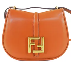 極美品◇FENDI フェンディ 8BS082 カモン スモール FFロゴ金具付き レザー サッチェルバッグ ショルダーバッグ ブラウン ゴールド金具 保存袋付き イタリア製 レディース