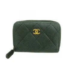 シャネル(Chanel) シャネル 財布・コインケース マトラッセ キャビアスキン ブラック レディース
