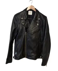  UNITED TOKYO ユナイテッドトウキョウ　ライダースジャケット　羊革　日本製　メンズ　ブラック　黒　サイズ2【CC13】