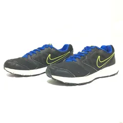 派手すぎないブルーのアクセントがかっこいい◎【NIKE】ナイキ スニーカー DOWNSHIFTER 6 ダウンシフター 684658-025 ランニング ウォーキング ジム スポーツMIX デイリー ブラック ブルー メンズ 26.5cm/M43617fF