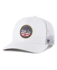 47 ブランド メンズ アクセサリー 帽子 47 Brand Mens White Chicago White Sox Adjustable Trucker Hat White ホワイト