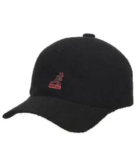 カンゴール メンズ アクセサリー 帽子 キャップ Kangol Mens Bermuda Elastic Spacecap Baseball Sport Caps Black ブラック