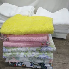 日用品 未使用・タオル フェイスタオル 26枚まとめ 長期間保管品 U175