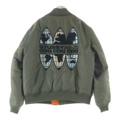 STUSSY CDG MA-1 フライトジャケット XL オリーブ - メルカリ
