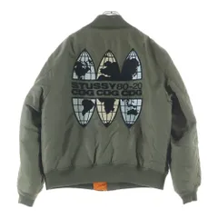 STUSSY (ステューシー) ×CDG MA-1 Jacket 40周年記念 コムデギャルソン コラボ ジャケット カーキのサムネイル