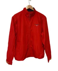 POLO SPORT RALPH LAUREN ポロスポーツラルフローレン　ナイロンジャンパー　メンズ　レッド　赤　Mサイズ【CC13】