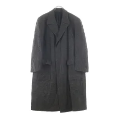 Yohji Yamamoto (ヨウジヤマモト) ×D'URBAN A.A.R ダーバン ノッチドラペル ツイード ロングコート ブラウン X260620-88