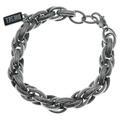 DIESEL (ディーゼル) チェーンブレスレット シルバー DX1514040