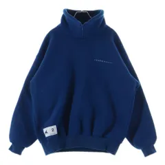 DESCENDANT (ディセンダント) BURY ZIP FLEECE スタンドカラー ジップ フリース プルオーバージャケット ブルーのサムネイル