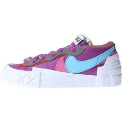 NIKE (ナイキ) ×KAWS×sacai Blazer Low Purple Dusk カウズ サカイ ブレーザー パープルダスク ローカットスニーカー パープル レディース US4/23cm DM7901-500