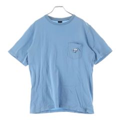 NUMBER (N)INE (ナンバーナイン) 02AW カート期 胸刺繍 ローリングストーンズ 半袖Tシャツ カットソー ブルー