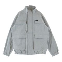 HYSTERIC GLAMOUR (ヒステリックグラマー) 26SS カーゴポケット付き ハイネックブルゾン グレー 02261CJ02290