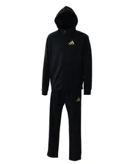 [アディダスコンバットスポーツ] 正規品 ジャージ トラックスーツ セットアップ 上下セット TR-74 メンズ ユニセックス (M, Black/Gold) [ブラック/ゴールド] [M Regular]