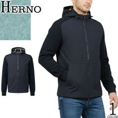 HERNO ウルトラライトタスランナイロン ジップフーディーブルゾン LEON