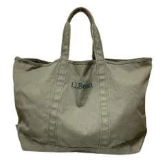 良品 L.L.Bean エルエルビーン ビーントートバッグ オリーブ メンズ レディース 古着 中古 USED