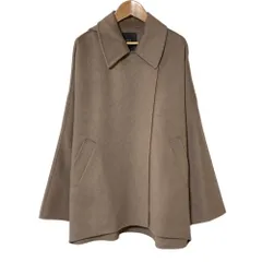 美品 25AW NOBLE ノーブル Super160s リバードルマンショートコート38 ブラウン レディース 古着 中古 USEDのサムネイル