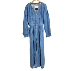 良品 AMERI VINTAGE アメリヴィンテージ TUCK 2WAY DENIM DRESS デニムワンピース サイズ1 ライトインディゴ レディース 古着 中古 USED