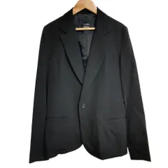 美品 LIMI feu リミフゥ シングル 1B テーラードジャケット S ブラック レディース 古着 中古 USEDのサムネイル