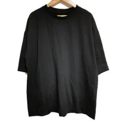 美品 25SS JOURNAL STANDARD luxe ジャーナルスタンダード ラックス Standard クルーネックプル Tシャツ S ブラック レディース 古着 中古 USED