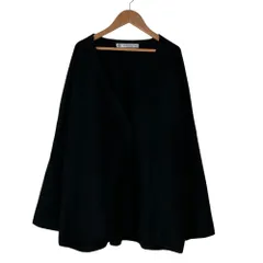 美品 25AW journal standard luxe ジャーナルスタンダード ラックス ボイルメリノウールノーカラーカーディガン ブラック レディース 古着 中古 USEDのサムネイル