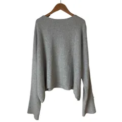 美品 23AW journal standard luxe ジャーナルスタンダード ラックス ソフトリーワイドプルオーバー ニット グレー レディース 古着 中古 USEDのサムネイル