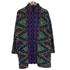 良品 MISSONI ミッソーニ ハイネックジップアップコート サイズS マルチカラー レディース 古着 中古 USEDのサムネイル
