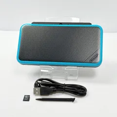 極美品 New ニンテンドー 2DSLL ブラックターコイズ 遊べるセット 動作確認済み Nintendo ds 2dsll 2DS LL 任天堂 管理番号M1550