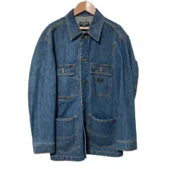 美品 POLO JEANS ポロジーンズ ラルフローレン カバーオール デニムジャケット サイズS インディゴブルー メンズ 古着 中古 USED