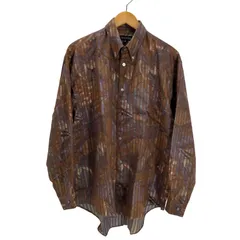 メンズティノラス MENS TENORAS 90-00S 総柄 レーヨン ポリ L/S ボタンダウン シャツ メンズ FREE のサムネイル