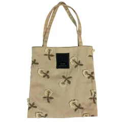 美品 mina perhonen ミナペルホネン skip トーストバッグ ベージュ レディース 古着 中古 USED