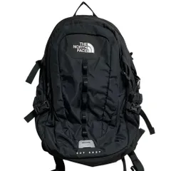 美品 THE NORTH FACE ザノースフェイス HOT SHOT 27L ホットショット リュックサック NM72302 ブラック メンズ 古着 中古 USED