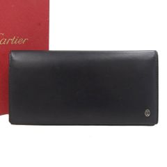 ✨未使用✨ カルティエ パシャライン 二つ折り 長財布 ブラック 本革