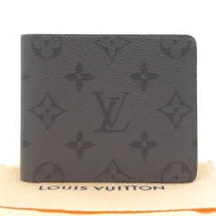 【本物保証】 布袋付 新品同様 ルイヴィトン LOUIS VUITTON モノグラム エクリプス リバース ポルトフォイユ スレンダー M80906 札入れ