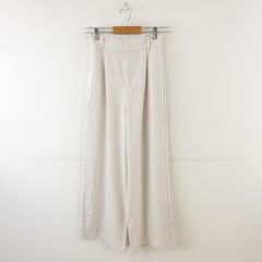 グレイル GRL センタープレスワイドタックパンツ ロング オフホワイト 白 XS *A876