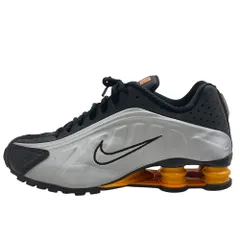 NIKE ナイキ HQ1988-003 Shox R4 Black Bright Mandarin ショックス ブラック ブライト マンダリン ローカット スニーカー シルバー系 ブラック系 オレンジ系 26cm【中古】