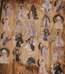 マスキングテープ23 london gifties PHANTASY 少女 キスカット 人物 マスキングテープ バラ売り