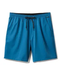 クイックシルバー メンズ ボトムス ハーフパンツ・ショーツ ショートパンツ Quiksilver Mens Taxer Amphibian 18 Hybrid Shorts Copen blue ブルのサムネイル