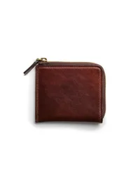 ボスカ メンズ アクセサリー 財布 Bosca Dolce Collection Zip Wallet Dark brown ブラウン